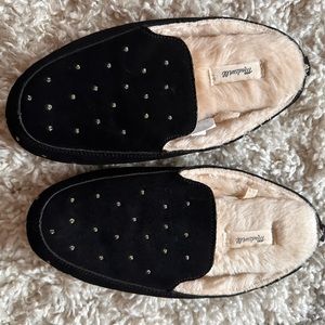 EUC Madewell Embroidered Scuff Slipper - Size 9